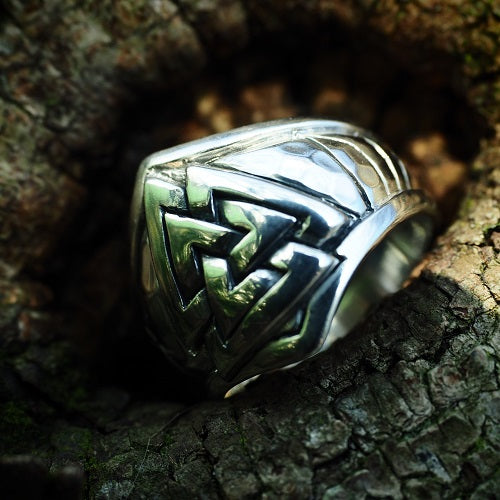 Valknut of Odin Ring