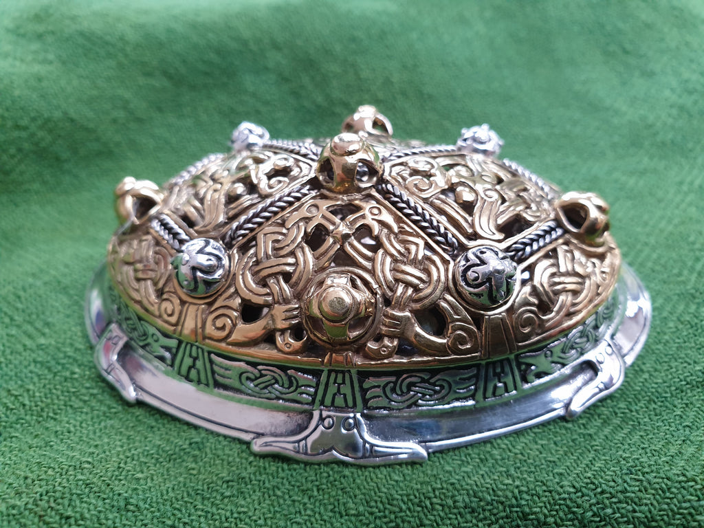 Gold Plated Double skin tortoise brooches