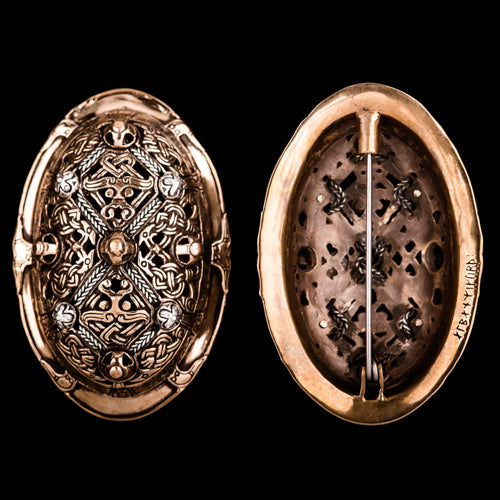 Openwork Tortoise Brooches in Borre Style