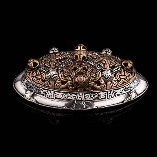 Bronze and Silver Double Skin Tortoise Brooches