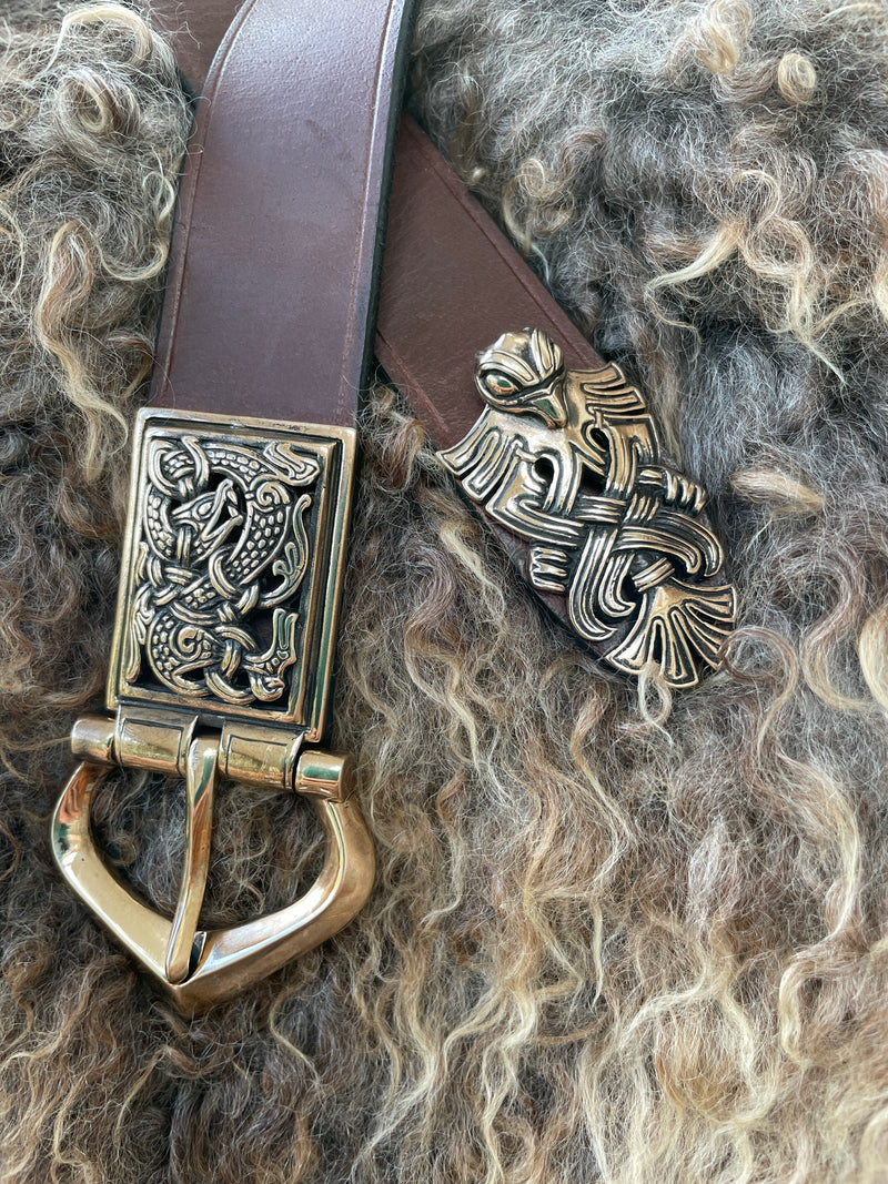 Viking Warrior Champion Belt Set in Mammen Style
