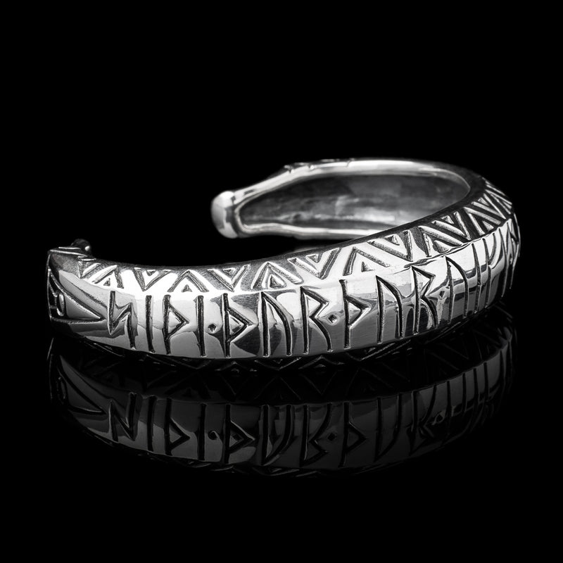 Large Thor Armring With Runes