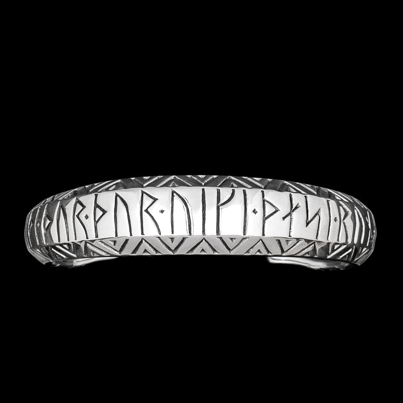 Large Thor Armring With Runes