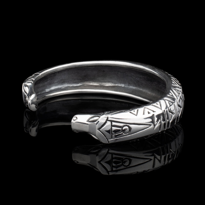 Large Thor Armring With Runes