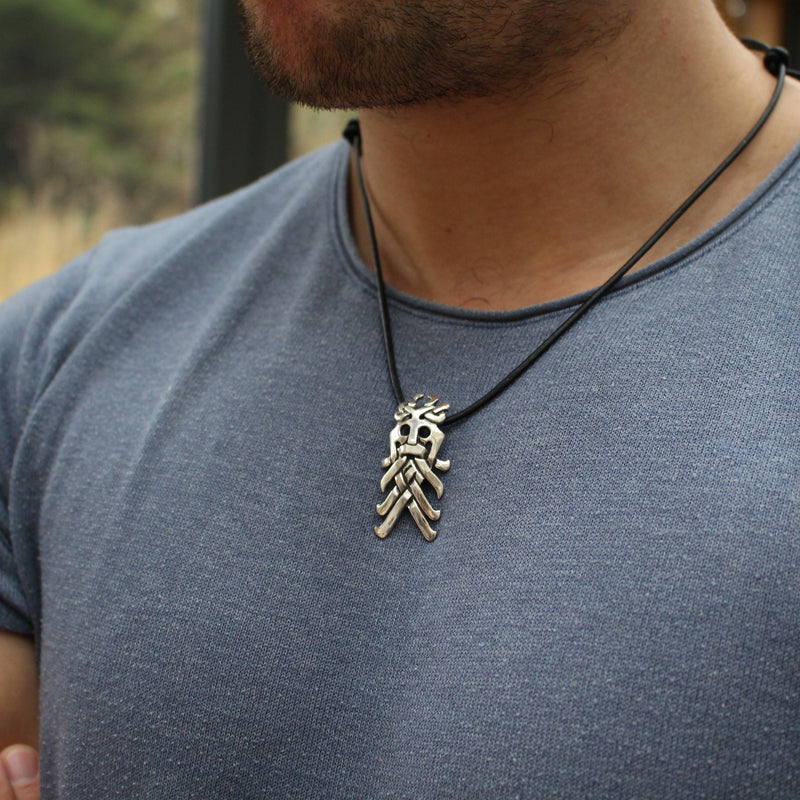 Viking Mask Pendant from Moesgaard