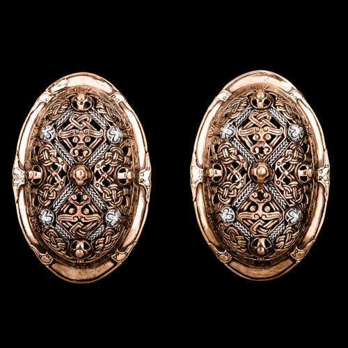 Openwork Tortoise Brooches in Borre Style