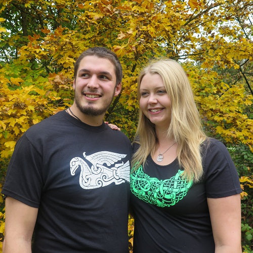 Viking T-Shirt with Raven