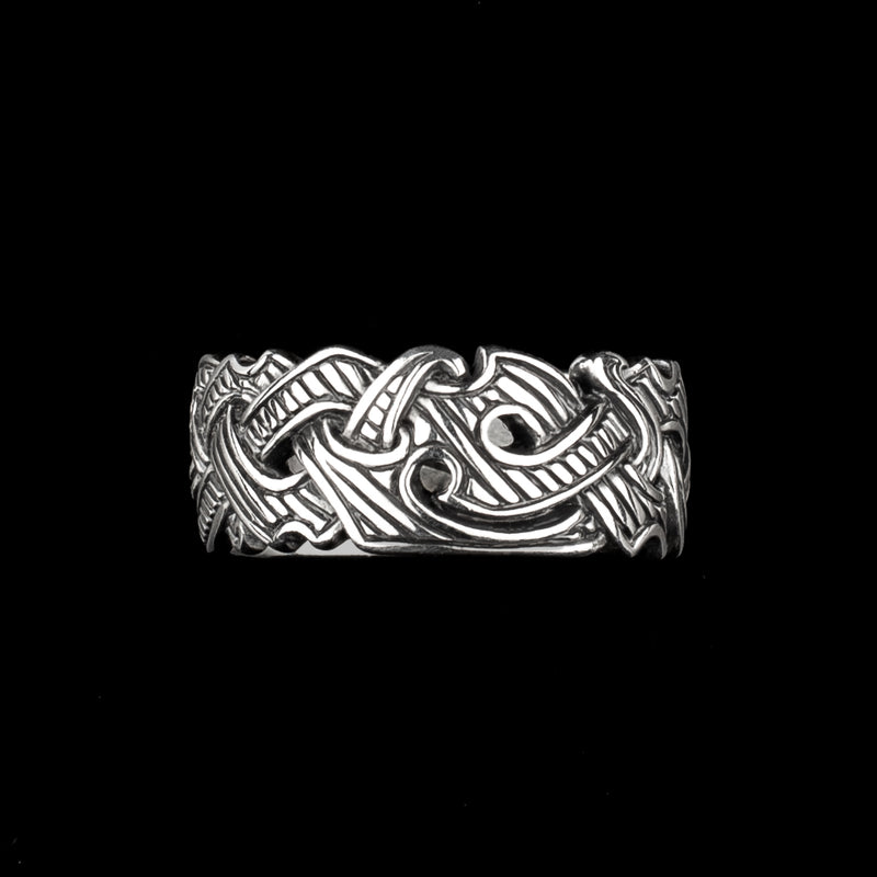 Viking Raven Ring with Runes Huginn and Munnin Denmark – Northan Viking ...