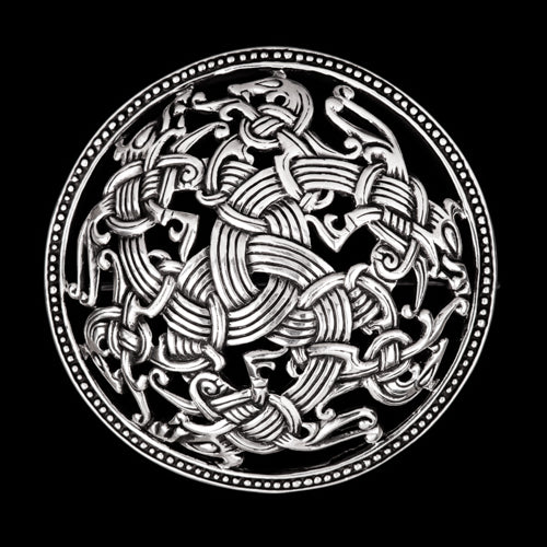 Round Cloak Pin from Viking Gotland