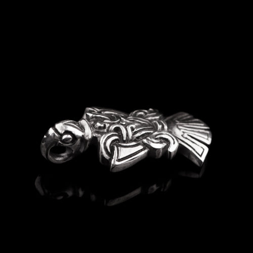 Small Viking Raven Pendant