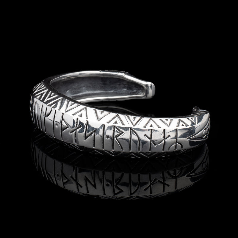 Large Thor Armring With Runes