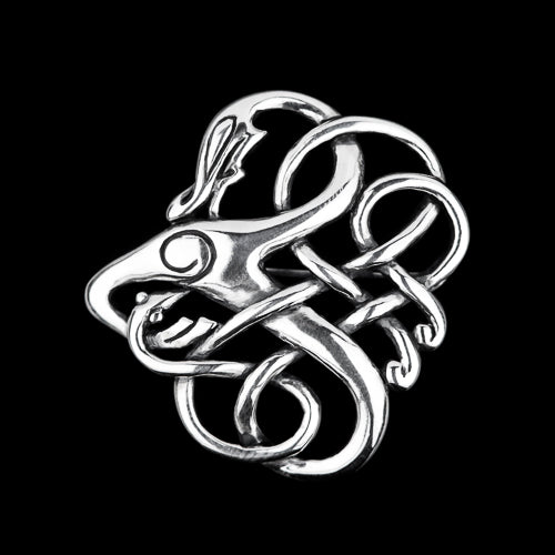 Viking Serpent Brooch