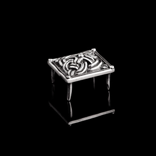 Belt Stud From Birka with Borre Knot