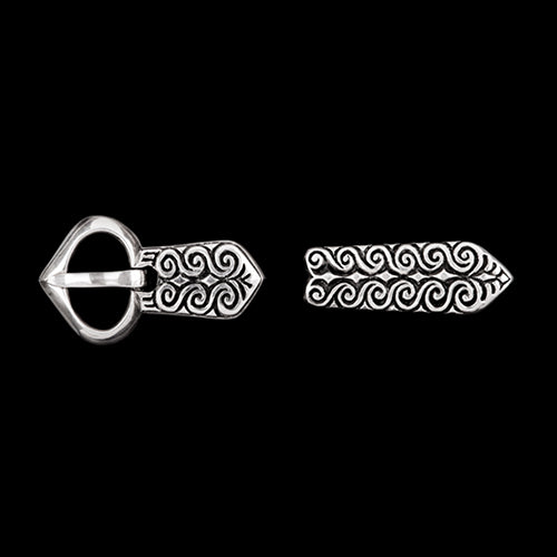 Eastern Style Buckle Set with Spirals