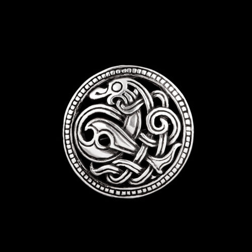Viking Dragon Brooch in Jelling Style