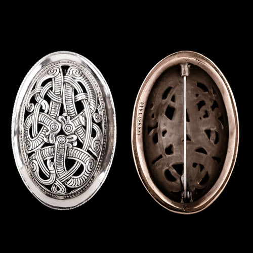 Viking Tortoise Brooches in Jelling Style