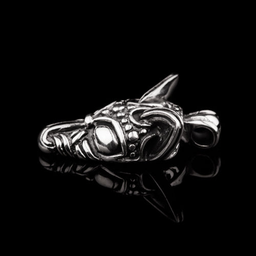 Viking Wolf Head Pendant