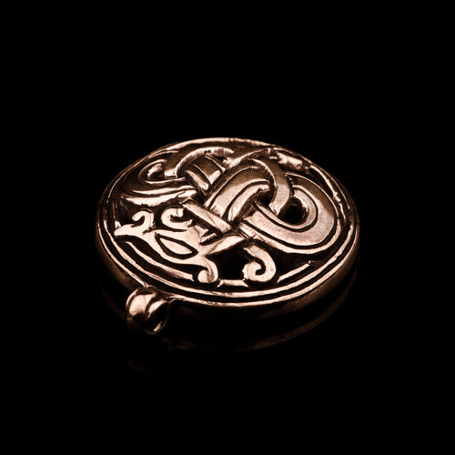 Viking Dragon Pendant Urnes Style