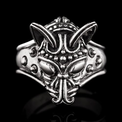 Viking Wolf Head Ring