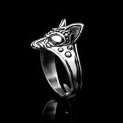 Viking Wolf Head Ring