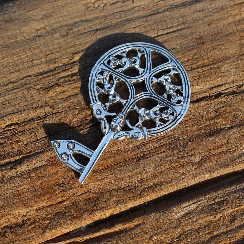 Viking Key With Four Gripping Beasts